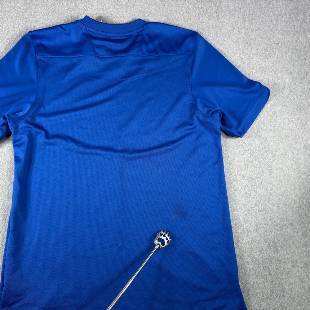 Adidas Jersey Mens Large Royal Blue Primegreen Aeroready 80$ MSRP NWT FLAW